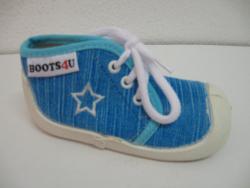 BOOTS4U Dětské plátěné boty 