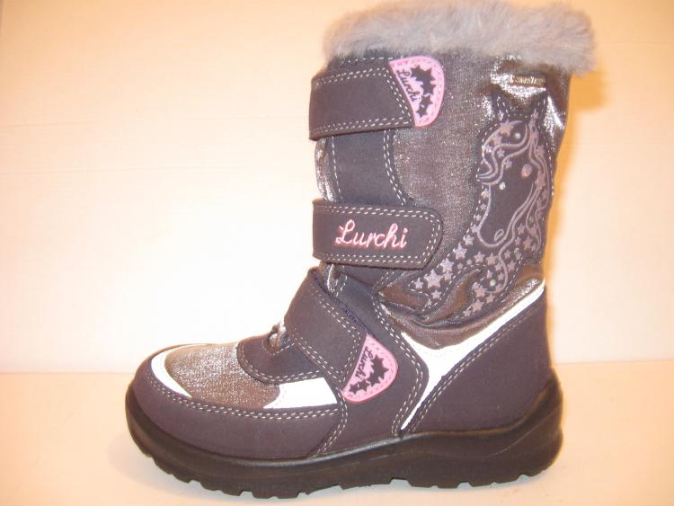 SALAMANDER Dětské zimní blikací boty Lurchi s membránou